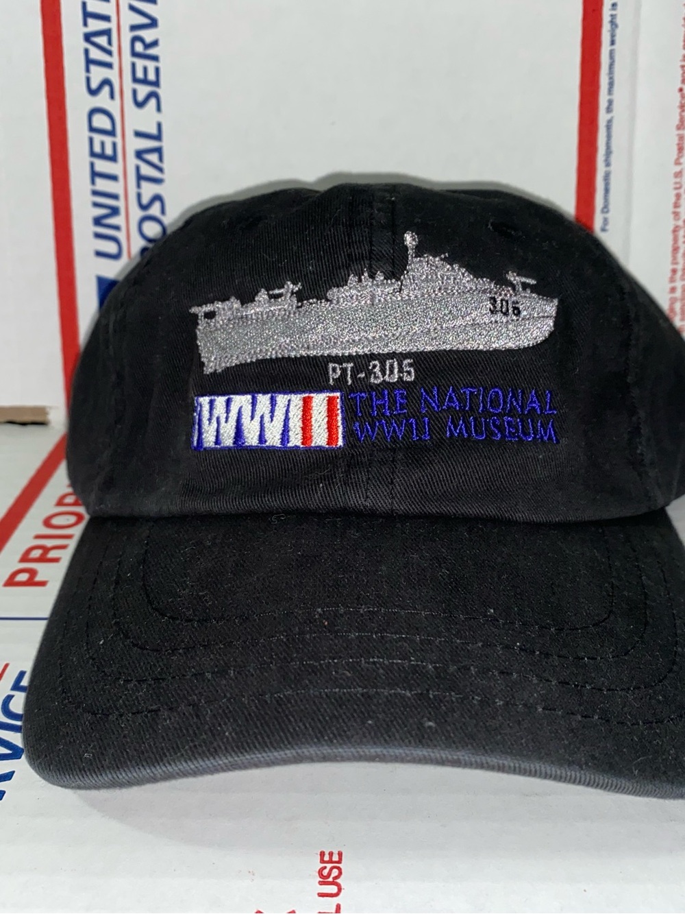 The National WWII Museum PT-305 Baseball Cap dad hat Naval Navy Ship boat vtg